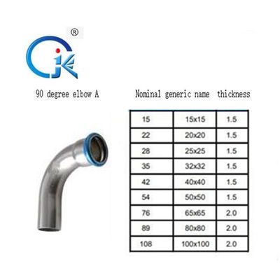 304 Stainless Steel 90 Degree Elbow Nickel White Male Female Threaded Connector
