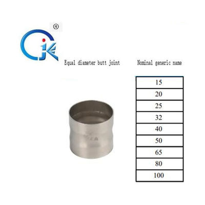 DVGW / WRAS M Profile Press Fittings 1.6MPa Coupling Stainless Steel Fitting
