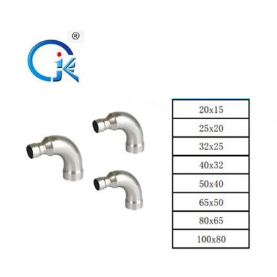 DN20 Carbon Steel Press Fittings Nickel White 90 Degree Elbow ISO9001