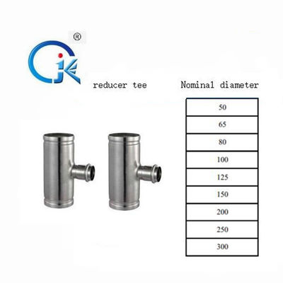 Elbow Tee Reducer Pipe Fitting , SS304 Pipe Grooved Fitting ISO9000 DIN