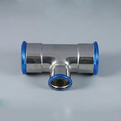 SS304L / SS316L Straight Coupling Fitting , Stainless Steel Push Fit Fittings