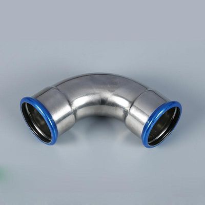 SS304 SS304L Push Fit Compression Fittings V Profile Male Female Threaded Connector