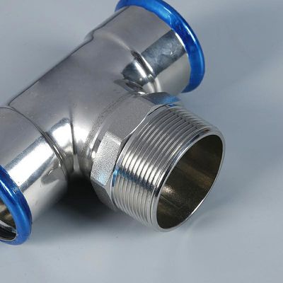 Forged M Profile Press Fittings 1.6MPa Tee Pipe Fittings For Water / Oil