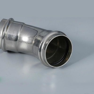 Nichel di lucidatura di superficie di accessorio per tubi del gomito del acciaio al carbonio da 90 gradi bianco