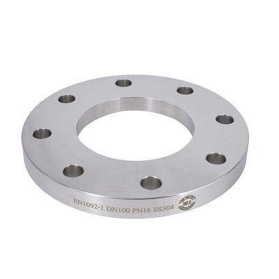 SS304 SS304L SS316 Pipe Fittings Flange 1.5-2mm Wall Thickness